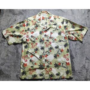 Columbia Short Sleeve Button Up Hawaiian Shirt Men's Size Medium